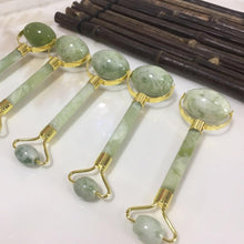 Load image into Gallery viewer, Jade Face Stone Roller Massage Tool
