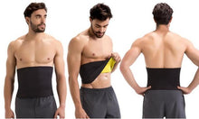 Load image into Gallery viewer, Waist Trainer Sweat Belt For Men
