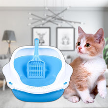 Load image into Gallery viewer, Kitty Cat Litter Box Small Corner Furniture

