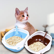 Load image into Gallery viewer, Kitty Cat Litter Box Small Corner Furniture
