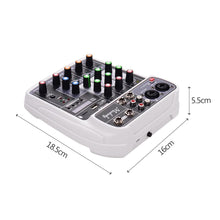 Load image into Gallery viewer, Small Audio Sound Digital USB Mixer 48V
