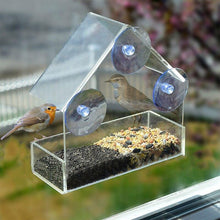 Load image into Gallery viewer, Window Bird Feeder Platform Station
