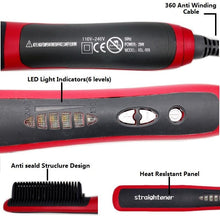 Load image into Gallery viewer, Heated Beard Straightener Comb Brush
