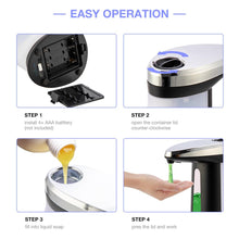 Load image into Gallery viewer, Automatic Touchless Hand Dish Soap Dispenser 400ML
