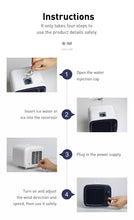 Load image into Gallery viewer, Portable Air Conditioner Mini Quiet AC Unit For Small Room 3 Speeds
