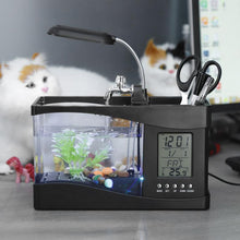 Load image into Gallery viewer, Small LED Fish Aquarium Water Tank
