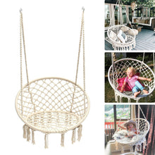 Load image into Gallery viewer, Hanging Hammock Swing Chair Indoor Outdoor
