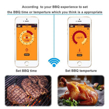 Load image into Gallery viewer, Wireless Digital Bluetooth Meat BBQ Thermometer
