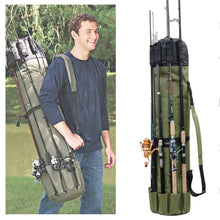 Load image into Gallery viewer, Fishing Tackle Rod Holder Backpack
