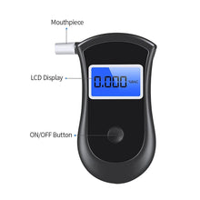 Load image into Gallery viewer, Personal Home Portable Alcohol Breathalyzer
