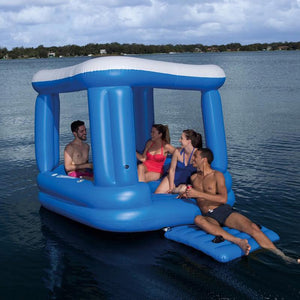 Party for 4 Floating Island Inflatable Pool Island Float