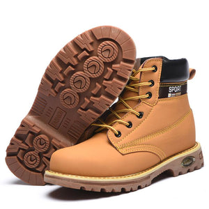Mens Composite Steel Toe Work Boots Comfortable