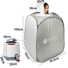 Load image into Gallery viewer, Portable Home Steam Infrared Sauna
