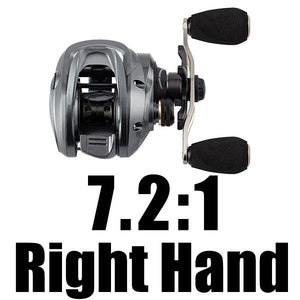 Premium Baitcaster Fisher Reel - Silver