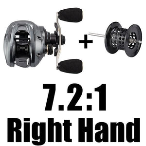 Premium Baitcaster Fisher Reel - Silver