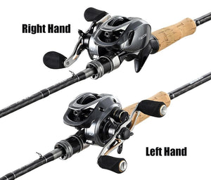 Premium Baitcaster Fisher Reel - Silver