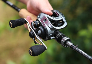 Premium Baitcaster Fisher Reel - Silver