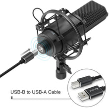 Load image into Gallery viewer, Premium USB Recording Studio Recording Microphone
