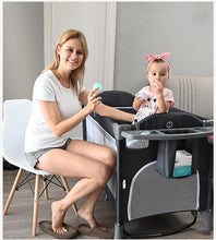 Load image into Gallery viewer, Premium Baby Bedside Bassinet Sleeper Crib

