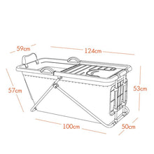Load image into Gallery viewer, Portable Stand Alone Foldable Bathtub Spa
