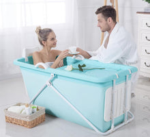 Load image into Gallery viewer, Portable Stand Alone Foldable Bathtub Spa
