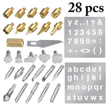 Load image into Gallery viewer, Wood Burning Pyrography Pen Kit
