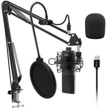 Load image into Gallery viewer, Premium USB Recording Studio Recording Microphone
