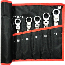 Load image into Gallery viewer, Flex Head Ratcheting Metric Wrench Set
