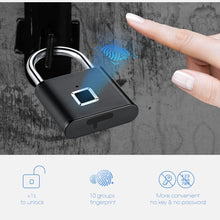 Load image into Gallery viewer, Smart Fingerprint Biometric Padlock
