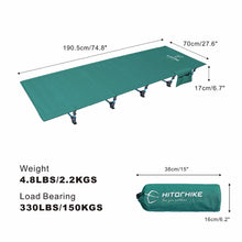 Load image into Gallery viewer, Portable Folding Camping Cot Sleeping Bed
