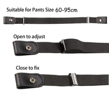 Load image into Gallery viewer, 20 Styles Buckle-Free Waist Belt For Jeans Pants,No Buckle Stretch Elastic Waist Belt For Women/Men,No Hassle Belt
