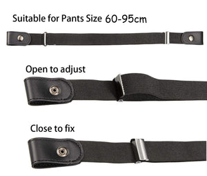 20 Styles Buckle-Free Waist Belt For Jeans Pants,No Buckle Stretch Elastic Waist Belt For Women/Men,No Hassle Belt