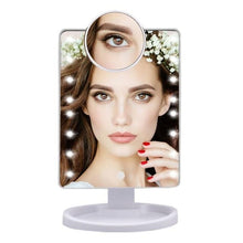 Load image into Gallery viewer, Lighted Magnifying Makeup Mirror Countertop Vanity 10X
