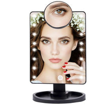 Load image into Gallery viewer, Lighted Magnifying Makeup Mirror Countertop Vanity 10X
