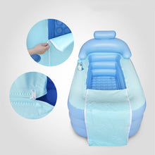 Load image into Gallery viewer, Portable Stand Alone Bathtub Foldable Spa With Foot Pump
