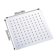 Load image into Gallery viewer, Rainfall Shower Head Square Stainless Steel
