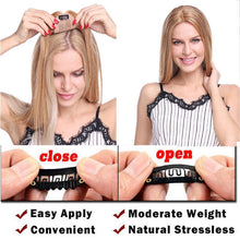 Load image into Gallery viewer, Human Hair Clip On Hair Topper Pieces For Women
