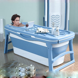 Large Foldable Stand Alone Portable Bathtub For Adults