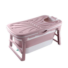 Load image into Gallery viewer, Large Foldable Stand Alone Portable Bathtub For Adults
