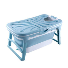 Load image into Gallery viewer, Large Foldable Stand Alone Portable Bathtub For Adults
