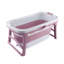 Load image into Gallery viewer, Large Foldable Stand Alone Portable Bathtub For Adults
