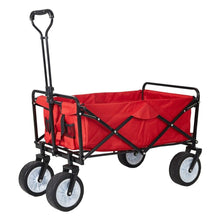 Load image into Gallery viewer, Heavy Duty Collapsible Folding Utility Beach Wagon All Terrain Cart
