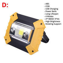 Load image into Gallery viewer, Portable LED Rechargeable Work Light
