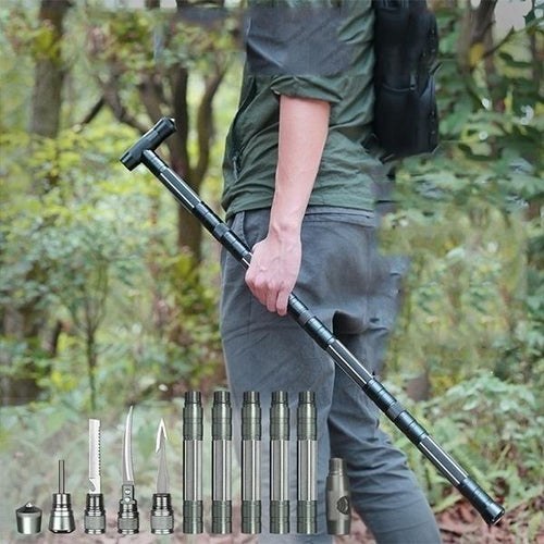 Heavy Duty Collapsible Tactical Survival Walking Stick