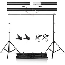 Load image into Gallery viewer, Heavy Duty Photo Backdrop Adjustable Stand Frame
