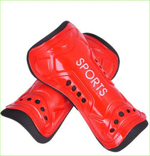 Load image into Gallery viewer, Heavy Duty Soccer Shin Guards Compact Pads
