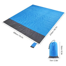 Load image into Gallery viewer, Large Sand Free Beach Blanket Mat
