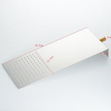 Load image into Gallery viewer, Square Rainfall Ceiling Shower Head Stainless Steel
