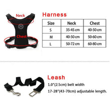 Load image into Gallery viewer, Dog Car Harness Seat Belt Restraint
