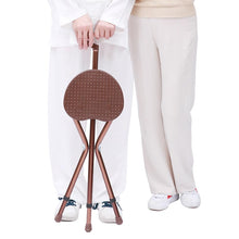 Load image into Gallery viewer, Portable Walking Cane Seat Heavy Duty &amp; Foldable
